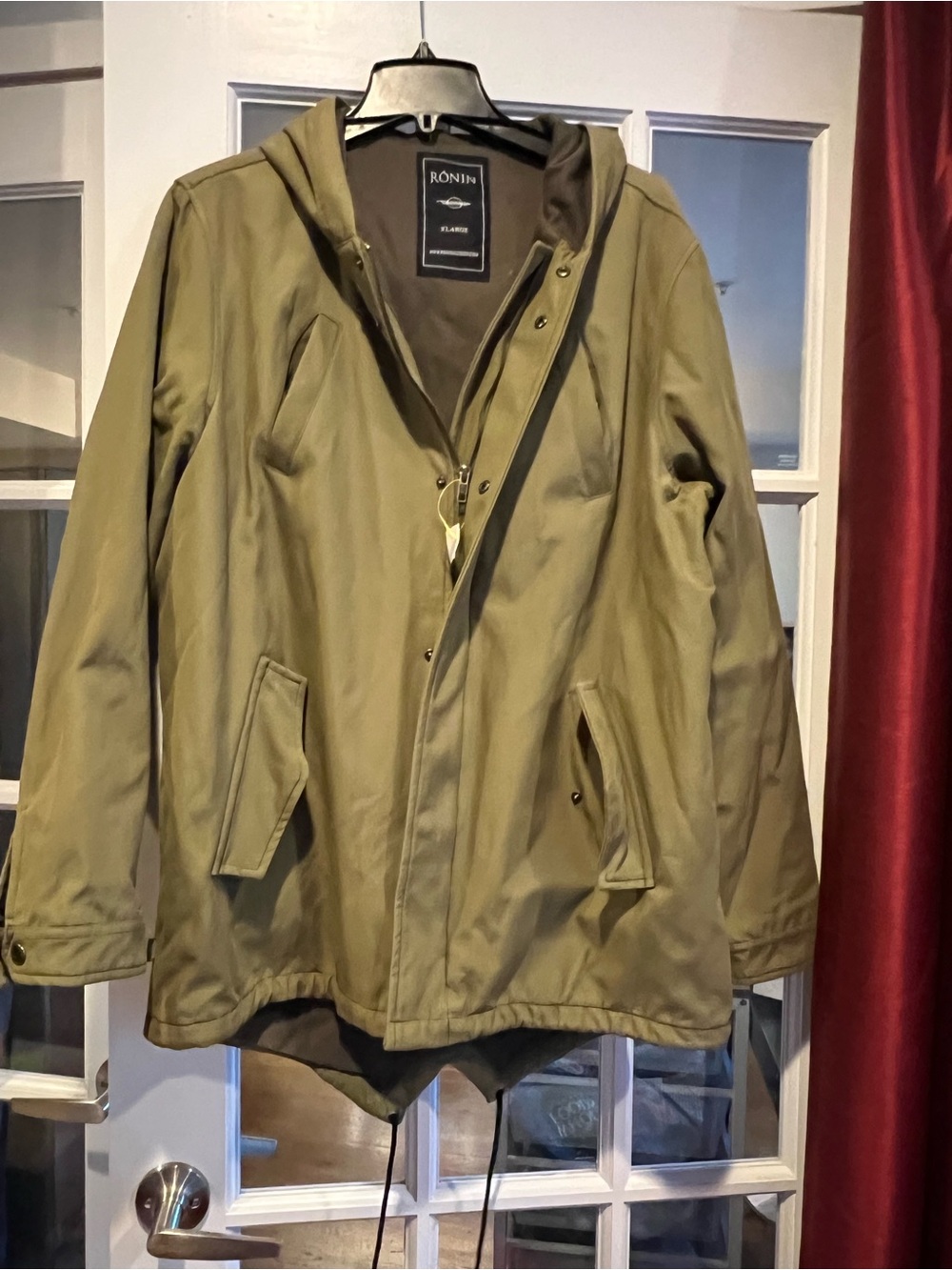 Olive Utility Hooded Field Jacket